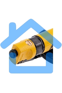 Пневматическая углошлифовальная машина AG125, 11000 об/мин, 125 мм, 186 л/мин Denzel