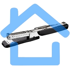 Степлер Silwerhof 401075-01 24/6 26/6 (30 листов) черный, 80 скоб, пластик закрытый/открытый, коробка