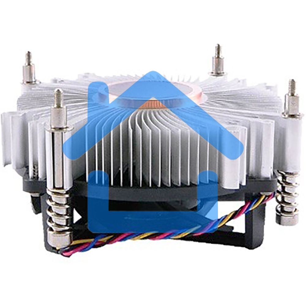 Кулер для процессора ADVANTECH 1960053207N001 серебристый, 120 мм, алюминий/медь, 4400 об/мин, 3 pin, 65 Вт, 46 мм