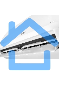 Блок внутренний сплит-системы Ballu Eco Smart DC BSYI/in-12HN8_V4 инвертор, 12000 BTU, 35 м², 22 дБ, охлаждение, обогрев, осушение, белый