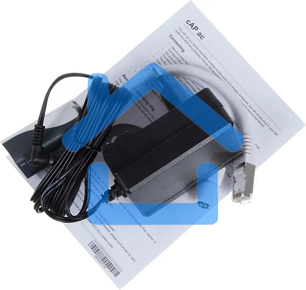 Точка доступа Mikrotik cAP ac (RBcAPGi-5acD2nD), 2.4/5ГГц, 802.11ac, 2х10/100/1000