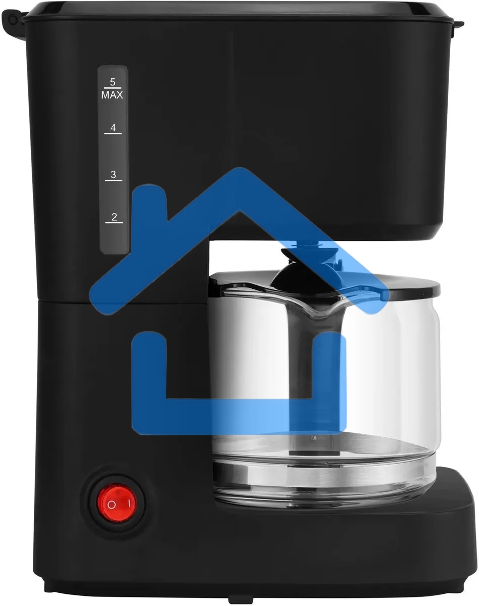 Кофеварка капельная Vitek VT-8386 черный, исп. кофе - молотый, 0,75 л, 630 Вт