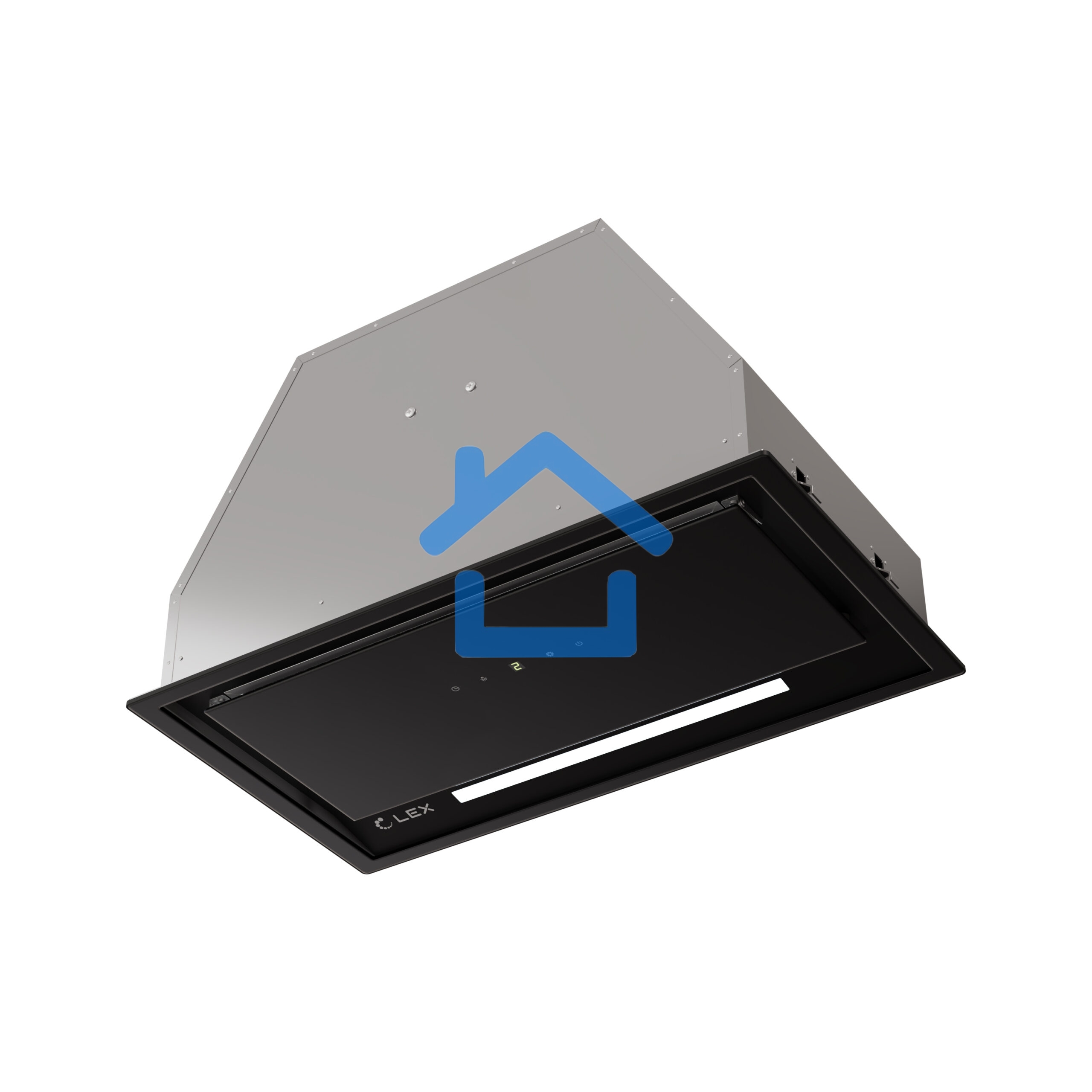 Вытяжка встраиваемая LEX Hyper 900 GS Inverter BL черный, 70 см, 850 куб. м/ч, 44 дБ