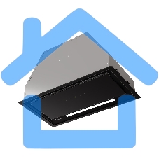 Вытяжка встраиваемая LEX Hyper 900 GS Inverter BL черный, 70 см, 850 куб. м/ч, 44 дБ