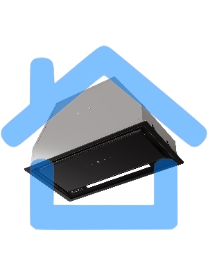 Вытяжка встраиваемая LEX Hyper 900 GS Inverter BL черный, 70 см, 850 куб. м/ч, 44 дБ