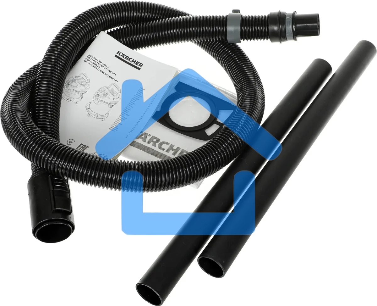 Строительный пылесос Karcher WD 3 P V-17/4/20 желтый, 1000 Вт, уборка сухая/сбор воды, пылесборник мешок/контейнер, 17 л