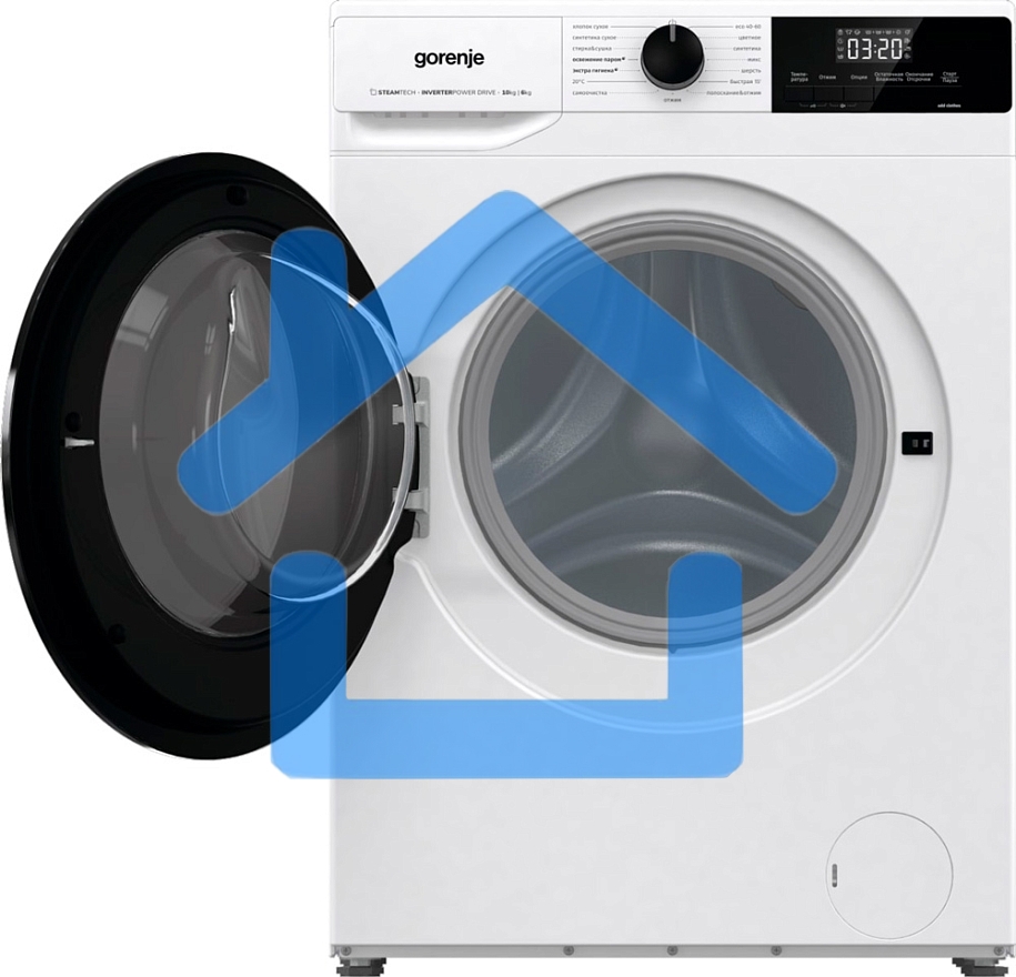 Стирально-сушильная машина Gorenje W1D2A164ADS (20010443) белый загр. фронтальная макс.: 10 кг 1400об/мин класс: А