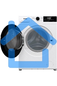 Стирально-сушильная машина Gorenje W1D2A164ADS (20010443) белый загр. фронтальная макс.: 10 кг 1400об/мин класс: А