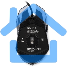 Мышь проводная Oklick 896G черный, 12800 dpi, USB, кнопки - 5