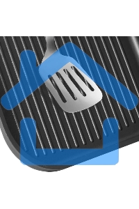 Сковорода-гриль Rondell Craft RDA-1485, 28см, 28x28, антипригарное покрытие, черный