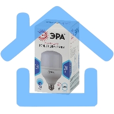 Лампа светодиодная ЭРА Б0027001 STD LED POWER T80-20W-4000-E27