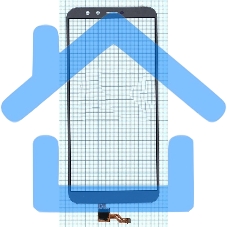 Сенсорное стекло (тачскрин) для Huawei Honor 9 Lite, серое