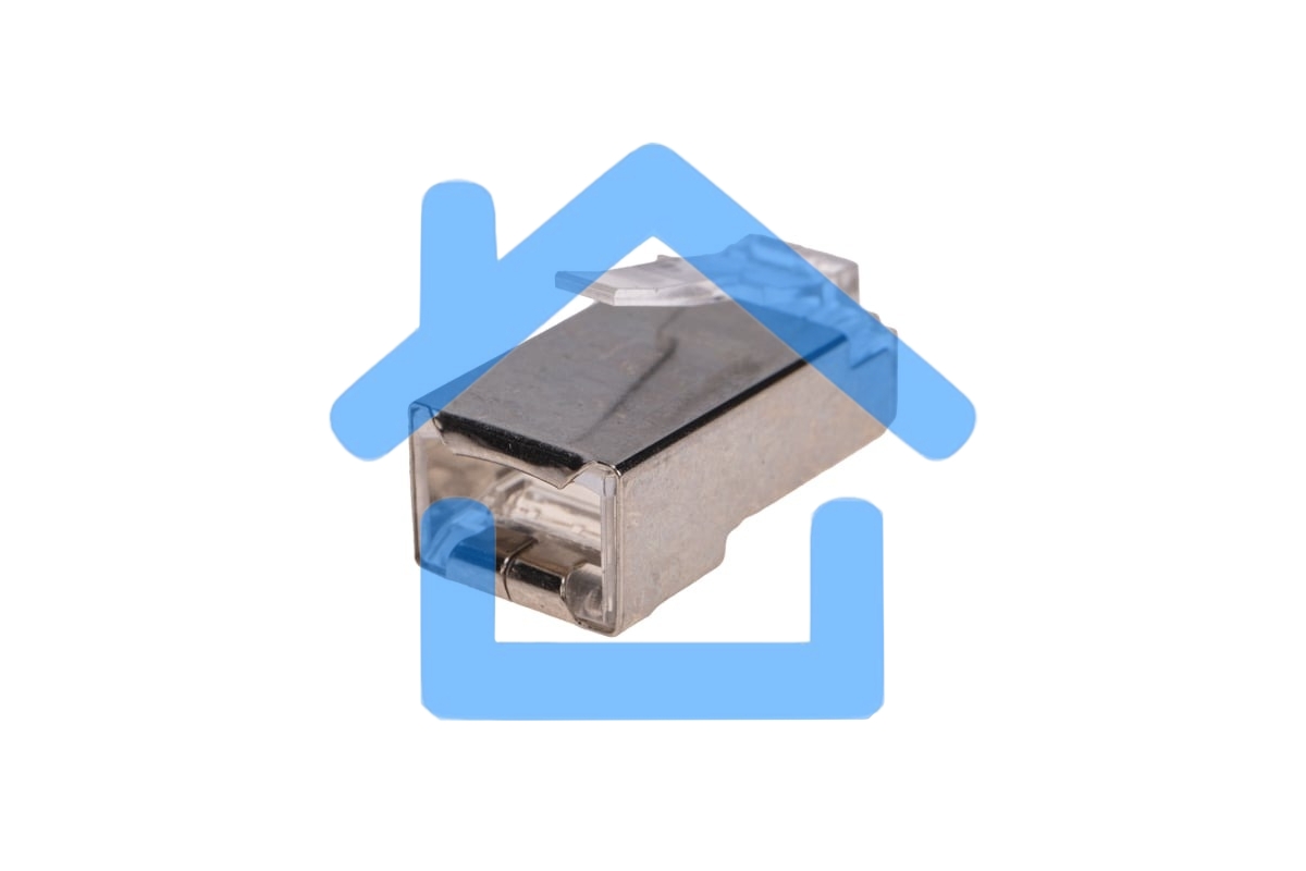 Разъем сквозной RJ-45 Rexant (8P8C) под витую пару, FTP, CAT 5e (1 шт)