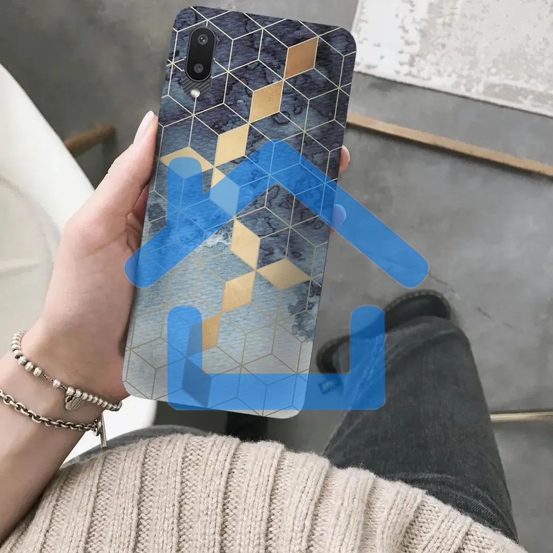 Чехол (клип-кейс) Gresso Meridian, для Samsung Galaxy A02, синий gr17aaae8919