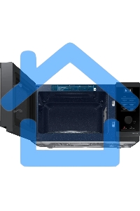 Микроволновая печь Samsung MS23DG4504AGBW черная сталь, 23 л, 800 Вт, переключатели - кнопки/поворотный механизм