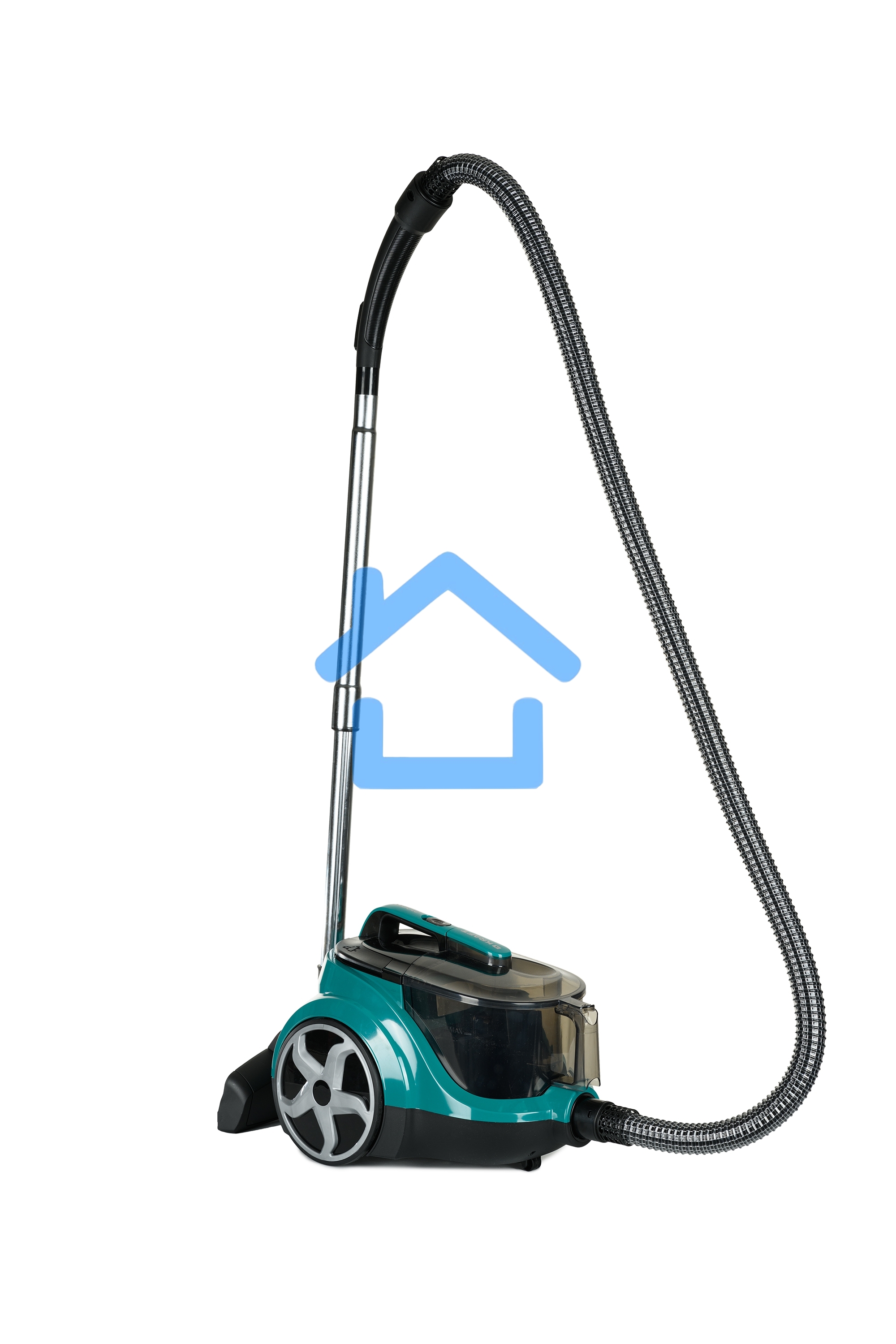 Пылесос Kraft KF-KVC2106 зеленый/черный, 380/2100 Вт, уборка сухая, пылесборник контейнер, 2.5 л