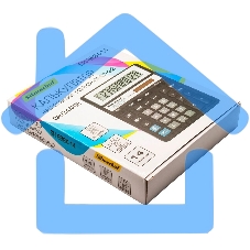 Калькулятор настольный Silwerhof SH-888X-14 черный 14-разр.