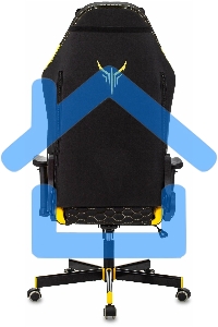 Кресло игровое Knight Neon черный/желтый соты эко.кожа с подголов. крестовина металл
