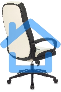 Кресло игровое Бюрократ Zombie 8 белый/черный, искусственная кожа, крестовина пластик