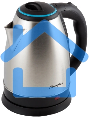 Чайник электрический Матрена MA-001 1,8 л, сталь,цвет крышки голубой (005456)