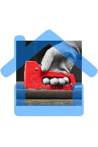 Степлер мебельный Matrix пластиковый, тип скобы 53, 6-8 мм