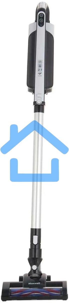 Пылесос вертикальный Maxwell MW-3246 белый/черный, питание от аккумулятора, 120 Вт, уборка сухая, пылесборник 0.4 л, работа от АКБ max 35 мин