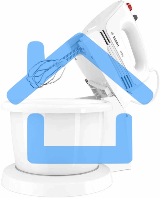 Миксер Bosch MQWPL2000 375 Вт, белый