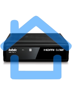 Ресивер BBK SMP025HDT2 черный