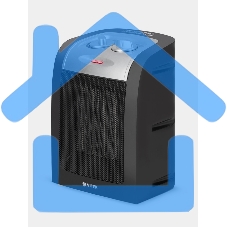 Тепловентилятор Vitek VT-2067 черный/серебристый, 1800 Вт, 15 м2, термостат