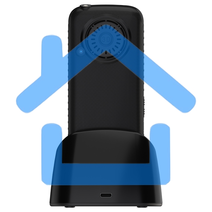 Мобильный телефон Maxvi B21ds up черный