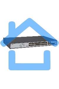 Неуправляемый PoE-коммутатор ORIGO Unmanaged Switch 26x1000Base-T (24x1000Base-T PoE), 2xCombo 1000Base-T/SFP, PoE Budget 370W, Long-range PoE up to 250m, 19