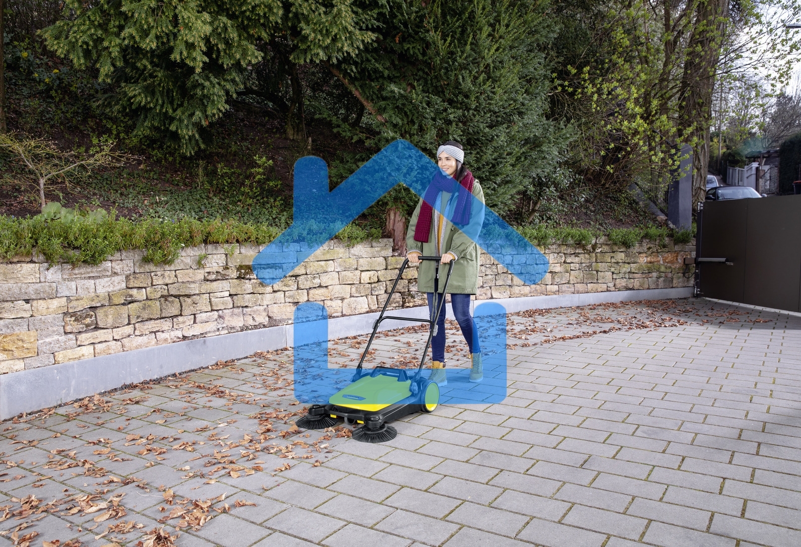 Подметальная машина ручная Karcher S 4 Twin 20 л, 2400 м²/ч