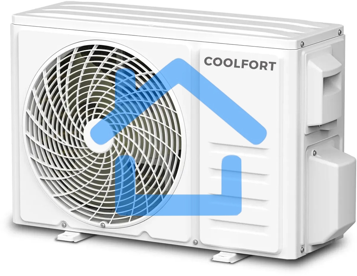 Кондиционер сплит-система Coolfort CF-4103 12000 BTU, 35 м², 37 дБ, охлаждение, обогрев, белый