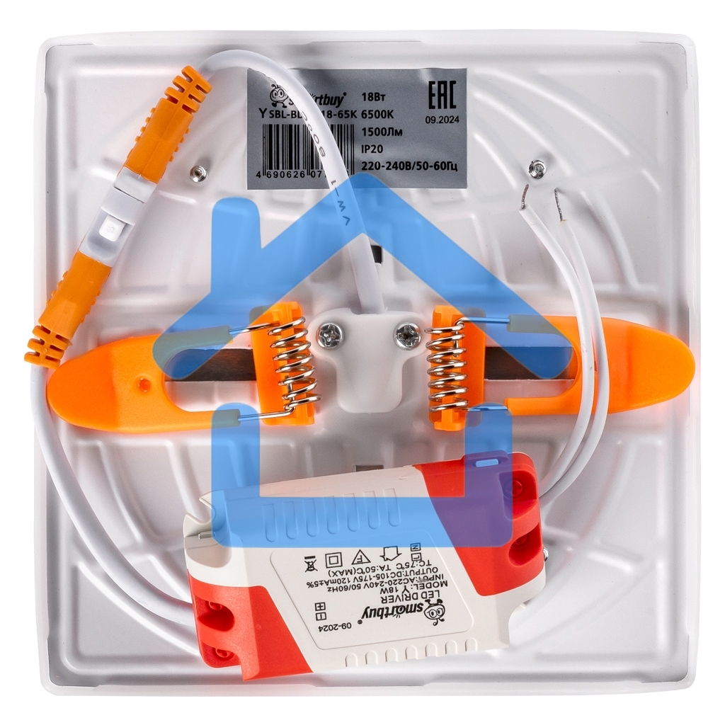 Безрамочный светильник SMARTBUY (SBL-BDLS-18-65K) 18W/6500К