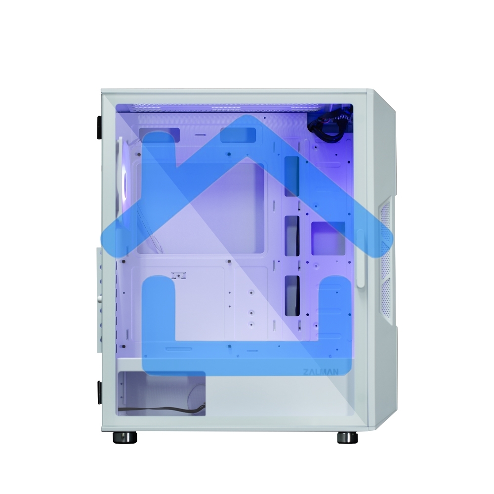 Компьютерный корпус ZALMAN I3 NEO ARGB WHITE, ATX, белый, FRONT MESH, WINDOW, 2x3.5