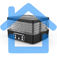 Сушилка для овощей и фруктов Blackton Bt FD1112 Black, Мощность 240 Вт, Регулировка температуры 35-70 °С, Таймер 1-72 часа