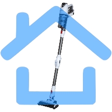 Пылесос вертикальный SUPRA VCS-5083 белый, питание от аккумулятора, 350 Вт, уборка сухая, пылесборник 0.6 л, работа от АКБ max 30 мин.