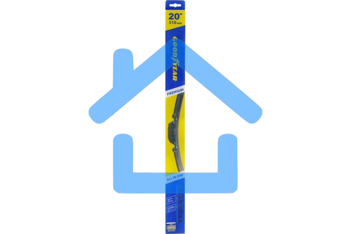 Щетка стеклоочистителя GOODYEAR GY000440 PREMIUM 20''/51см бескаркасная