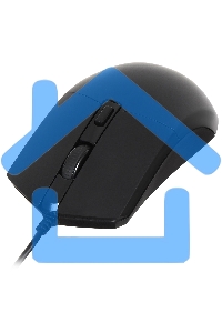 Мышь проводная Oklick 207M черный, 2400 dpi, USB, кнопки - 4