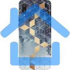 Чехол (клип-кейс) Gresso Meridian, для Samsung Galaxy A02, синий gr17aaae8919