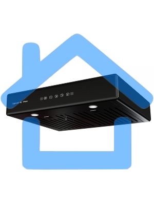 Вытяжка встраиваемая Zigmund & Shtain K 009.4 B черный, 60 см, 750 куб. м/ч, 50 дБ