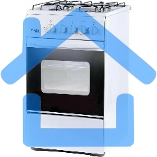 Плита газовая Лада Nova RG 24042 W белый, конфорок 4 газовых, духовка 50 л, 50 см x 85 см x 60 см