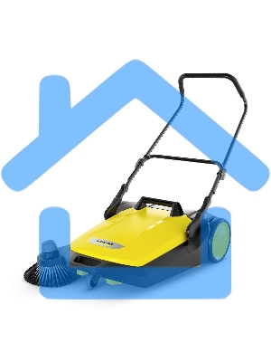 Подметальная машина ручная Karcher S 6 38 л, 2500 м²/ч