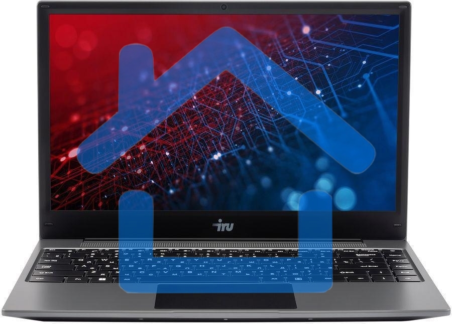 Ноутбук IRU Tactio 14RLH серый Ryzen 5 7430U 8Gb SSD 512Gb AMD Radeon Graphics 14