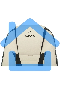 Кресло игровое Бюрократ Zombie 8 белый/черный, искусственная кожа, крестовина пластик