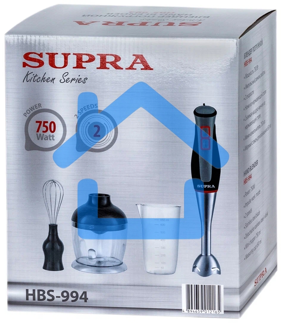 Блендер погружной SUPRA HBS-994, 750 Вт, черный