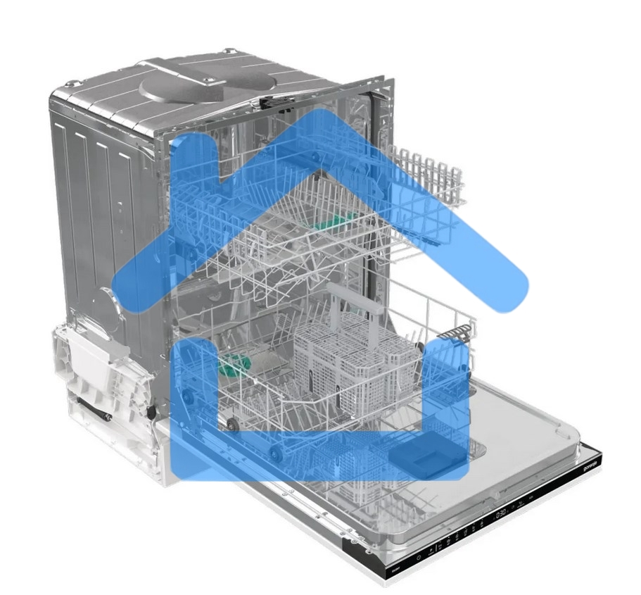 Встраиваемая посудомоечная машина Gorenje GV642E90, черный, 59.8 см, 13 компл., 47 дБ, класс A++