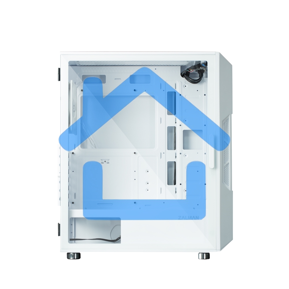 Компьютерный корпус ZALMAN I3 NEO ARGB WHITE, ATX, белый, FRONT MESH, WINDOW, 2x3.5