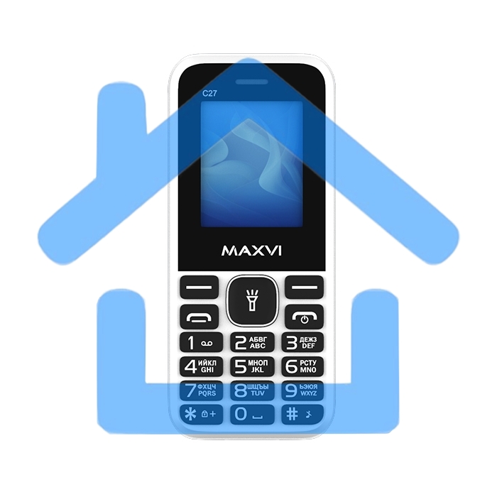 Мобильный телефон Maxvi C27 белый