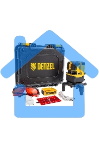 Лазерный уровень LX 05 Red, 20 м, 635 нм, акк. Li 5200 mAh, резьба 5/8